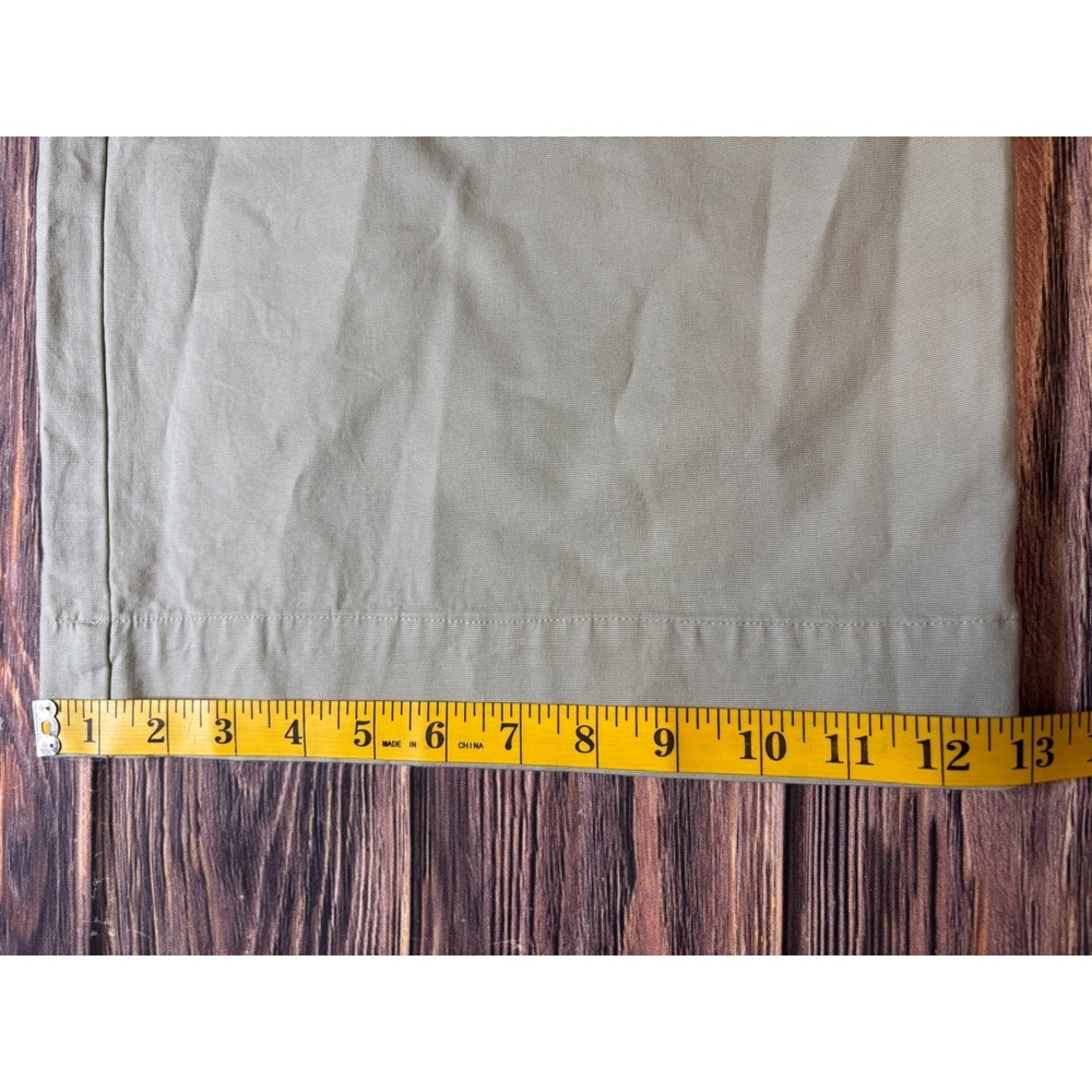 A New Day Cropped Pants Womens 4 Light Blue Wide Leg Drawstring Waist Pockets - Picture 7 of 12